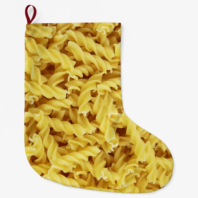 Calcetín Navideño Grande Pasta seca (comida italiana) (Anverso)