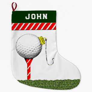 Calcetín Navideño Grande Regalos de Navidades de golf personalizados
