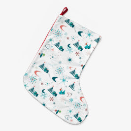 Calcetín Navideño Grande Retro A Go-Go Navidades