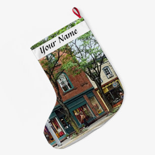 Calcetín Navideño Grande Rhinebeck NY - Market Street