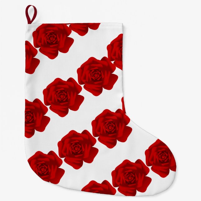 Calcetín Navideño Grande Rosy Cane (Anverso)