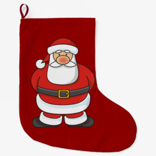Calcetín Navideño Grande Santa Claus