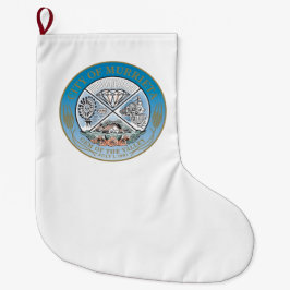 Calcetín Navideño Grande Sello urbano de Murrieta (California)