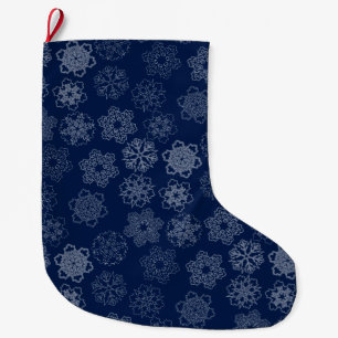 Calcetín Navideño Grande Snowflake