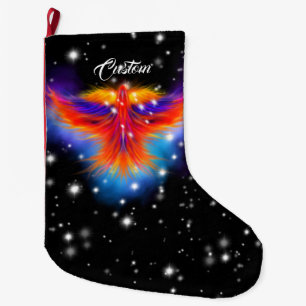 Calcetín Navideño Grande Space Phoenix Nebula