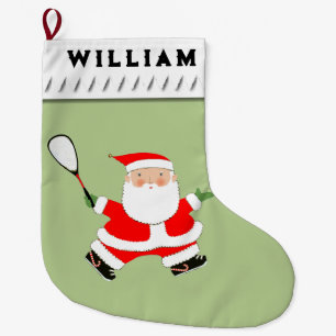 Calcetín Navideño Grande Squash Player