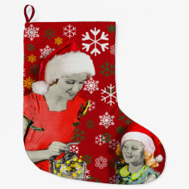 Calcetín Navideño Grande  Squeeze your Xmas