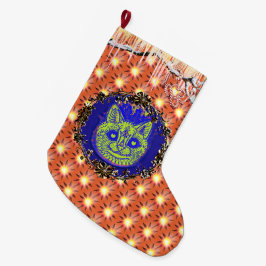 CALCETÍN NAVIDEÑO GRANDE SUSPENSIÓN DE BLANQUEO