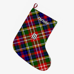 Calcetín Navideño Grande Tartan del Clan Christie