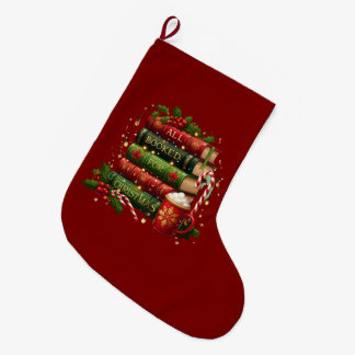 Calcetín Navideño Grande todo reservado para Navidad