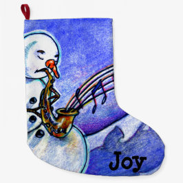 Calcetín Navideño Grande Un cuerno para jugar