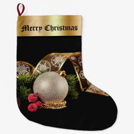 Calcetín Navideño Grande Vintage Christmas Stocking