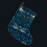 Calcetín Navideño Grande Vintage Christmas, William Morris<br><div class="desc">Un elegante e impresionante Navidad William Morris. Aléjate de la multitud con este diseño único.</div>
