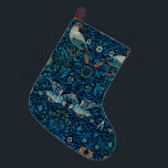 Calcetín Navideño Grande Vintage Christmas, William Morris<br><div class="desc">Un elegante e impresionante Navidad William Morris. Aléjate de la multitud con este diseño único.</div>