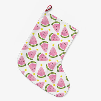 Calcetín Navideño Grande Watermelon Summer Xmas Árbol Gran Navidad