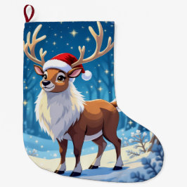 Calcetín Navideño Grande „Weihnachtliche Harmonie“