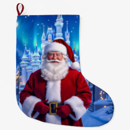 Calcetín Navideño Grande „Weihnachtliche Harmonie“