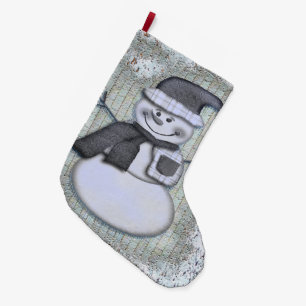 Calcetín Navideño Grande Winst Frost Snowman DECOR