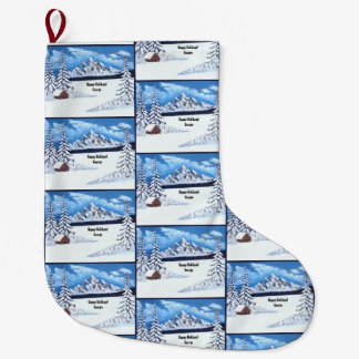 Calcetín Navideño Grande Winter Wonder