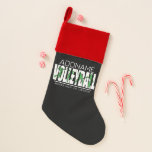 Calcetín Navideño Jugador de equipo de voleibol AÑADIR NOMBRE Escuel<br><div class="desc">Jugador de voleibol personal AÑADIR NOMBRE Equipo Top Sports Atlete diseño - Personalizar con su nombre o Personalizado de texto!</div>