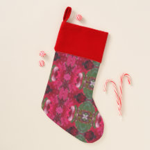 Navidades Colores Kaleidoscope Velvet Stocking