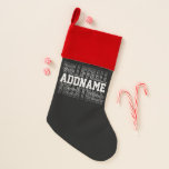 Calcetín Navideño NOMBRE PERSONALIZADO DESARROLLO DEL Logotipo de vo<br><div class="desc">Jugador de voleibol personal AÑADIR NOMBRE Equipo Top Sports Atlete diseño - Personalizar con su nombre o Personalizado de texto!</div>