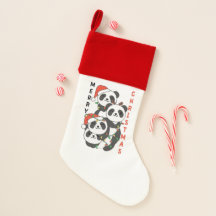 Panda Navidades navideños Animales Pandas