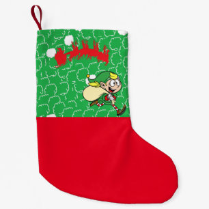 Calcetín Navideño Pequeño 06 Elf Stockings