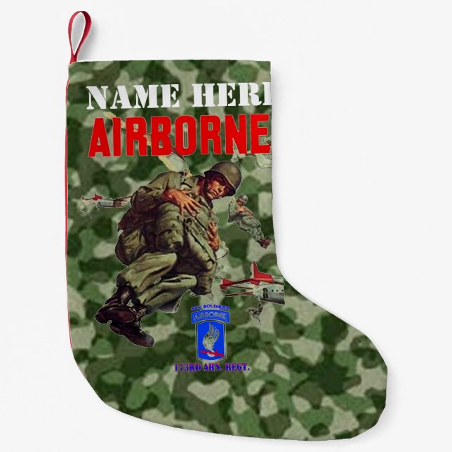 CALCETÍN NAVIDEÑO PEQUEÑO 173.ª SOLDADURA DE CIELO (Anverso)