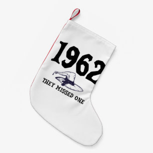 Calcetín Navideño Pequeño 1962 Se Perdieron Una Bruja de Salem Halloween