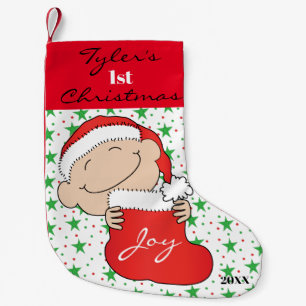 Calcetín Navideño Pequeño 1.ª Navidad