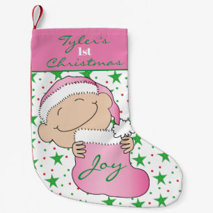 Calcetín Navideño Pequeño 1.ᵉʳ Navidad Pintado