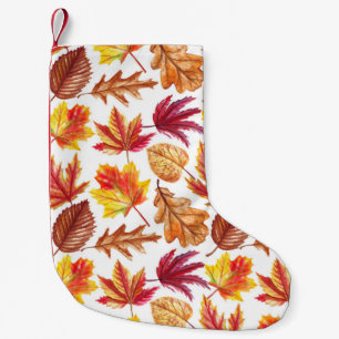 Calcetín Navideño Pequeño Acuarela de otoño de composición botánica, perfect