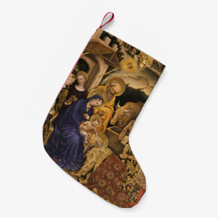 Calcetín Navideño Pequeño Adoración de unos de los reyes magos