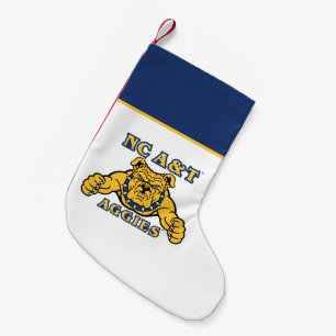 Calcetín Navideño Pequeño Agencias de A&T de CN   Bulldog Aggie