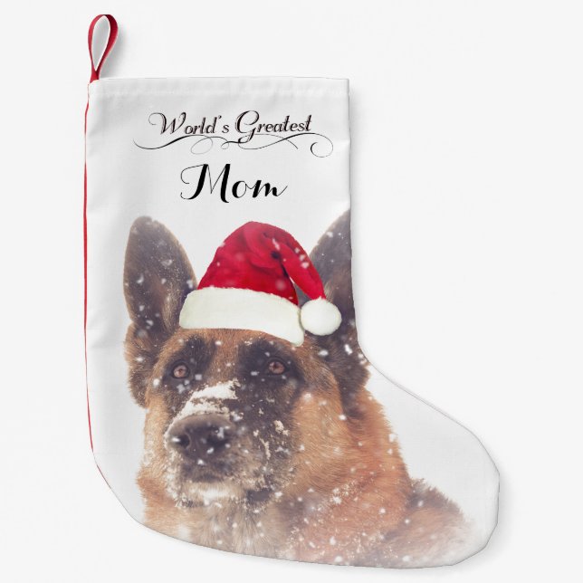 Calcetín Navideño Pequeño Almacenamiento adorable del navidad del pastor (Anverso)