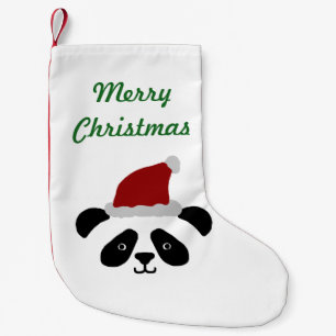 Calcetín Navideño Pequeño Almacenamiento del navidad de la panda