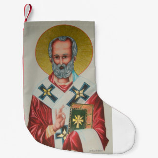 Calcetín Navideño Pequeño Almacenamiento del navidad de San Nicolás