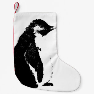 Calcetín Navideño Pequeño Almacenamiento perfecto del navidad del pingüino