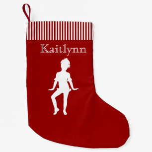 Calcetín Navideño Pequeño Almacenamiento rojo y verde del navidad del