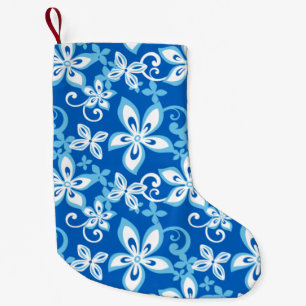 CALCETÍN NAVIDEÑO PEQUEÑO ALOHA HAWAII (BLUES)