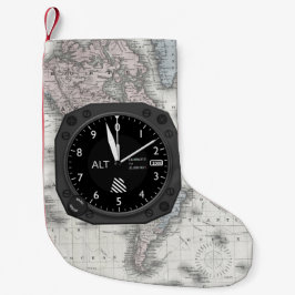 Calcetín Navideño Pequeño Altímetro de aeronaves