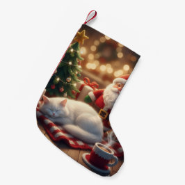 Calcetín Navideño Pequeño ambiente de Año Nuevo