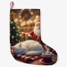 Calcetín Navideño Pequeño ambiente de Año Nuevo