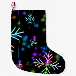 Calcetín Navideño Pequeño ambiente navideño festivo y animado de SlipperyJoe