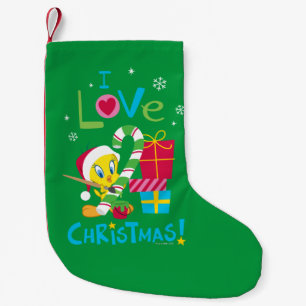 Calcetín Navideño Pequeño Amo a los Navidades - TWEETY™