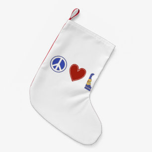 Calcetín Navideño Pequeño Amor Delaware de la paz