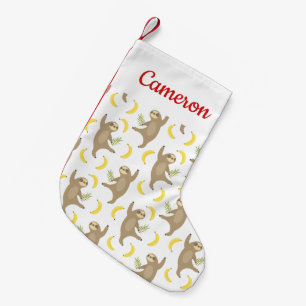 Calcetín Navideño Pequeño Añada sus perezas del   y modelo conocidos de los