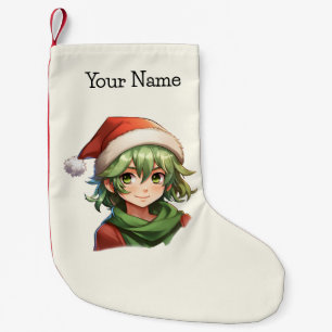 Calcetín Navideño Pequeño Anime Navidades Elf