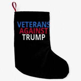 Calcetín Navideño Pequeño Anti-Trump - Veteranos Contra Trump